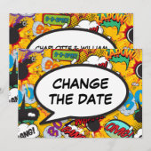 Ändern des Datums, das zeitgemäße Typografie zurüc Save The Date (Vorne/Hinten)