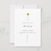 Ändern des Datums Einfache Minimale Wasserfarbe (Vorderseite)