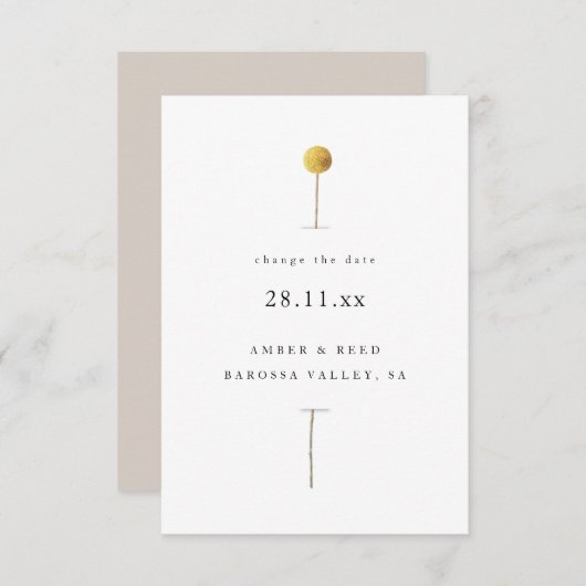 Ändern des Datums Einfache Minimale Wasserfarbe (Vorne/Hinten)