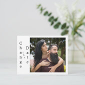 Ändern des Datums Hinzufügen eines eigenen Bilds Postkarte (Stehend Vorderseite)