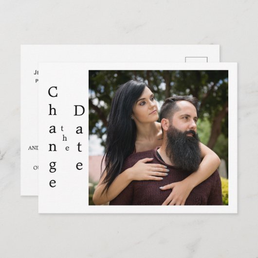 Ändern des Datums Hinzufügen eines eigenen Bilds Postkarte (Vorne/Hinten)