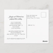 Ändern des Datums Hinzufügen eines eigenen Bilds Postkarte (Rückseite)