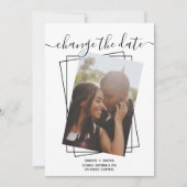 Ändern des Datums, in dem das Foto Hochzeitskarte Save The Date (Vorderseite)