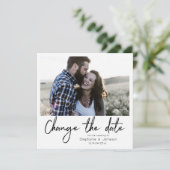 Ändern des Datums Instant Foto Typografie im Detai Einladung (Stehend Vorderseite)