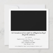 Ändern des Datums Instant Foto Typografie im Detai Einladung (Rückseite)