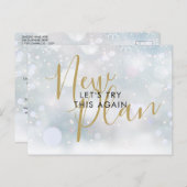 Ändern des Datums Neuer Plan Skript Stornierung Wi Postkarte (Vorne/Hinten)