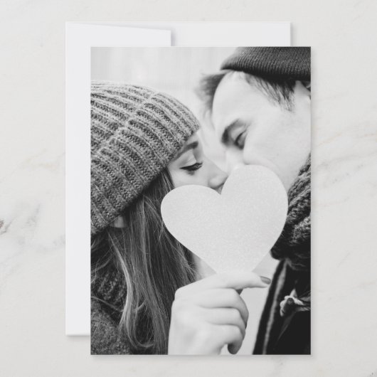 Ändern des Datums Zurückgestellt Storniertes Foto Einladung (Rückseite)