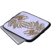 Ändern des Farbzugs und der Blume Laptopschutzhülle (Vorne Knopf)