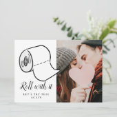 Ändern des Foto-Hochzeitstages Einladung (Stehend Vorderseite)