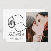 Ändern des Foto-Hochzeitstages Einladung (Vorne/Hinten)