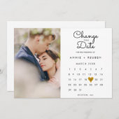 Ändern des Fotos "Datum neuer Pläne" Save The Date (Vorne/Hinten)