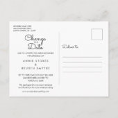 Ändern des Fotos "Datum verschoben" des Kalenders Ankündigungspostkarte (Rückseite)