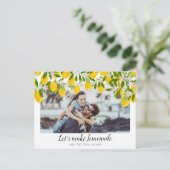 Ändern des Fotos Datumsfelder Save the Date Postkarte (Stehend Vorderseite)