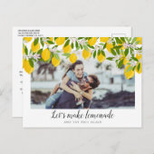 Ändern des Fotos Datumsfelder Save the Date Postkarte (Vorne/Hinten)