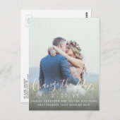 Ändern des Fotos für das Hochzeitsskript Postkarte (Vorne/Hinten)