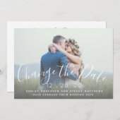 Ändern des Fotos für das Hochzeitsskript Save The Date (Vorne/Hinten)