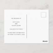 Ändern des Fotos für das Verschieben von Datumsfel Postkarte (Rückseite)