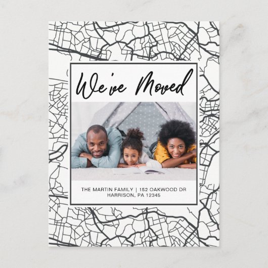 Ändern des Fotos für die Darstellung der Adresse i Ankündigungspostkarte (Vorderseite)