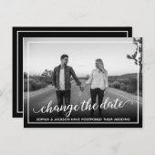 Ändern des Fotos für Hochzeiten Ankündigungspostkarte (Vorne/Hinten)