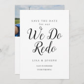 Ändern des Fotos Hochzeitstag Einladung (Vorne/Hinten)