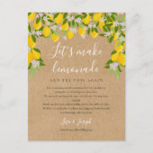 Ändern des Fotos "Zurückgestellt rustikale Zitrone Postkarte (Vorderseite)