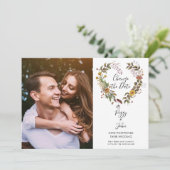 Ändern des Fotos "Zurückgestellt" Save The Date (Stehend Vorderseite)