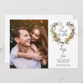 Ändern des Fotos "Zurückgestellt" Save The Date (Vorne/Hinten)