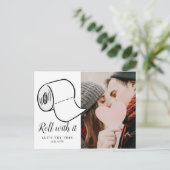 Ändern des Fotos Zurückgestellt Storniertes Ereign Postkarte (Stehend Vorderseite)