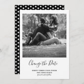 Ändern des Minimalistischen Datums Save The Date (Vorne/Hinten)