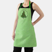 Ändern des Namens Text, der Weihnachtsbaum-Schürze Schürze (InSitu)