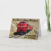 Ändern des Textes Namen Dieselzug Namen Vatertag Karte (Vorderseite)