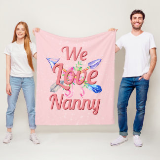 Ändern des Textnamens Boho Pfeile Blume Wir Liebe  Fleecedecke