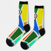 Ändern des ursprünglichen, geometrischen Farbdreie Socken (Linkes Detail)