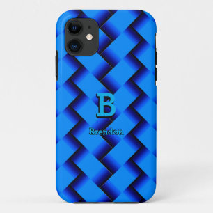 Ändern des ursprünglichen Namens Blue Metallic Str Case-Mate iPhone Hülle