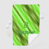 Ändern des ursprünglichen Namens Soft Green Olive  Golfhandtuch (Insitu)