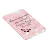 Ändern des Weltbuddha-Zitats Magnet (Rechte Seite)