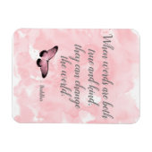 Ändern des Weltbuddha-Zitats Magnet (Horizontal)