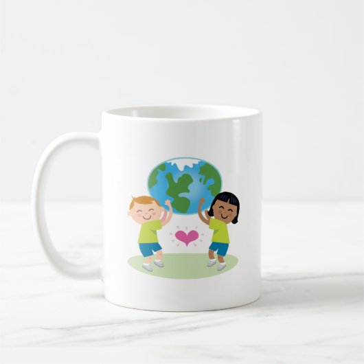 Ändern eines Kinderslebens Kaffeetasse (Links)