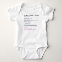 Ändern eines Windelkarosserieanzugs Baby Strampler