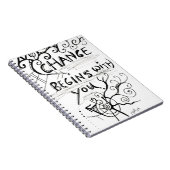 Ändern fängt bei Ihnen an Notizblock (Rechte Seite)