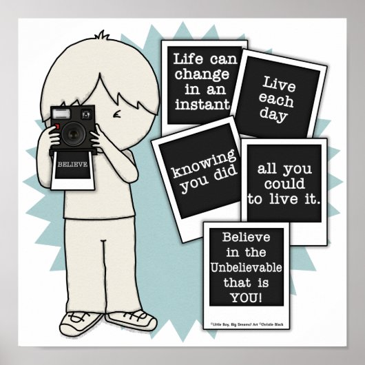 Ändern in einem Sofortposter Poster (Vorne)