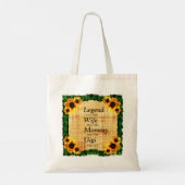 Ändern JEDER Name Datum Legende Ehefrau Mommy Gigi Tragetasche (Rückseite)
