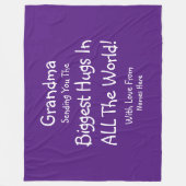 Ändern Sie ALLE TEXT Großartige Schläge in der Wel Fleecedecke (Vorderseite)