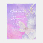 Ändern Sie ALLE TEXT Großer Umarmung senden für Ma Fleecedecke (Vorderseite)