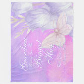 Ändern Sie ALLE TEXT Großer Umarmung senden für Ma Fleecedecke (Vorderseite)