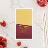 Ändern Sie ALLE Text Organisation Weihnachts-Abend Serviette (Beispiel)