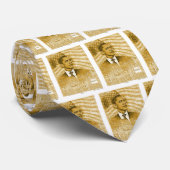 "Ändern Sie" Barack Obama GoldKrawatte Krawatte (Gerollt)