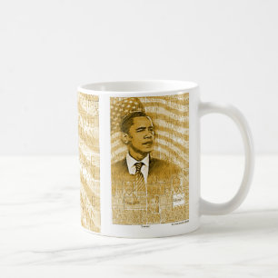 "Ändern Sie" Barack Obama GoldTasse Kaffeetasse