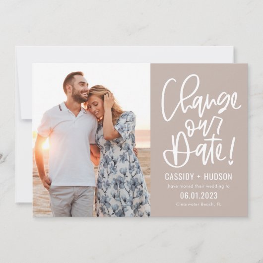 Ändern Sie beim Schreiben der bearbeitbaren Farbe  Dankeskarte (Vorderseite)