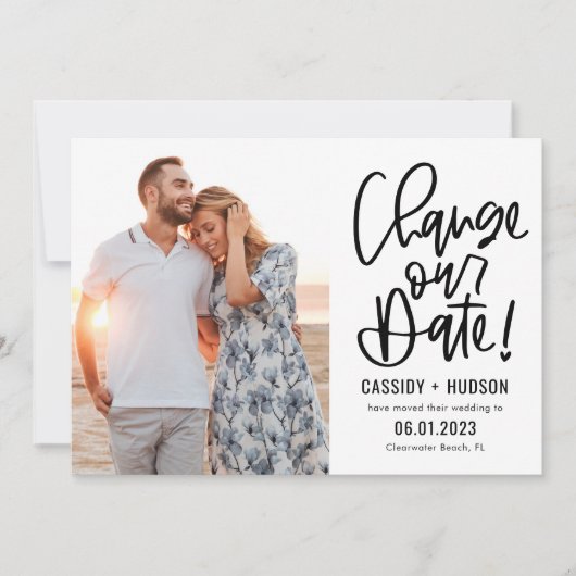 Ändern Sie beim Schreiben der bearbeitbaren Farbe Dankeskarte (Vorderseite)